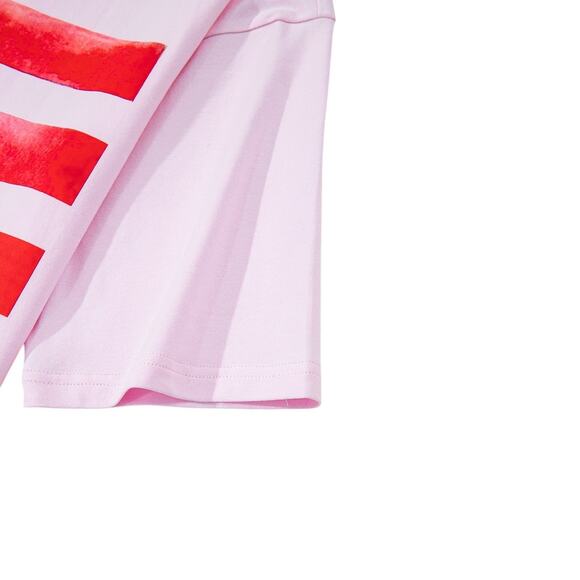 Light Pink With Blue Bow Flag Graphic Crewneck Top New S M L XL - Picture 7 of 13